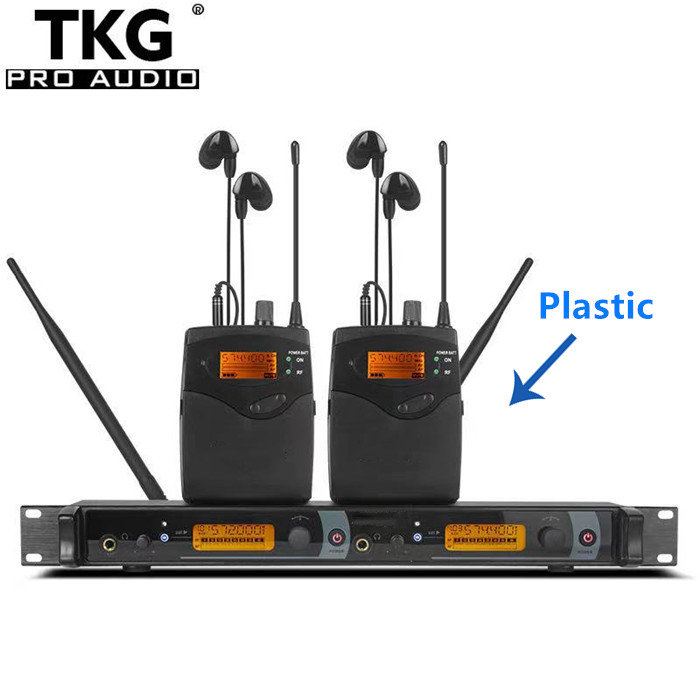 TKG 2050EX mono 572-603mhz with 2 receiver badypack Stage performance wireless in ear monitor system system wireless