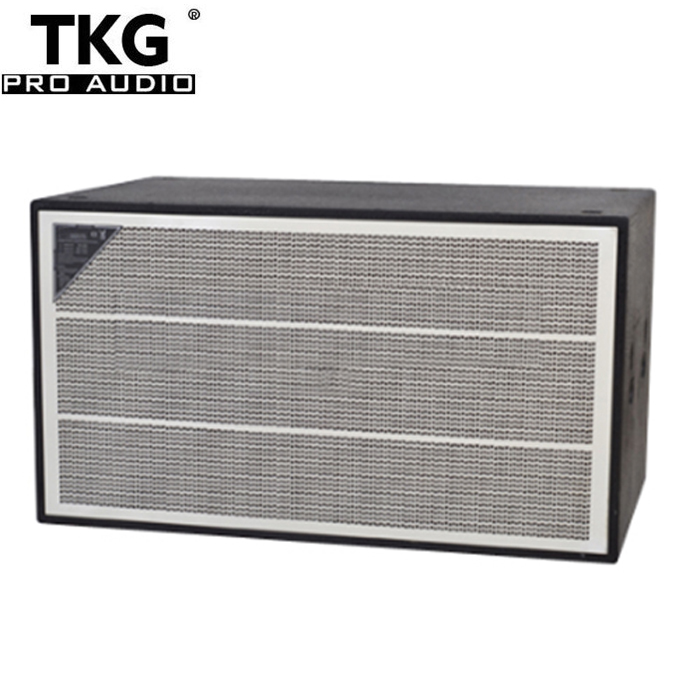 TKG E-218 performance stage 1600w professional dual 18 inch 1600watt dj speaker subwoofer