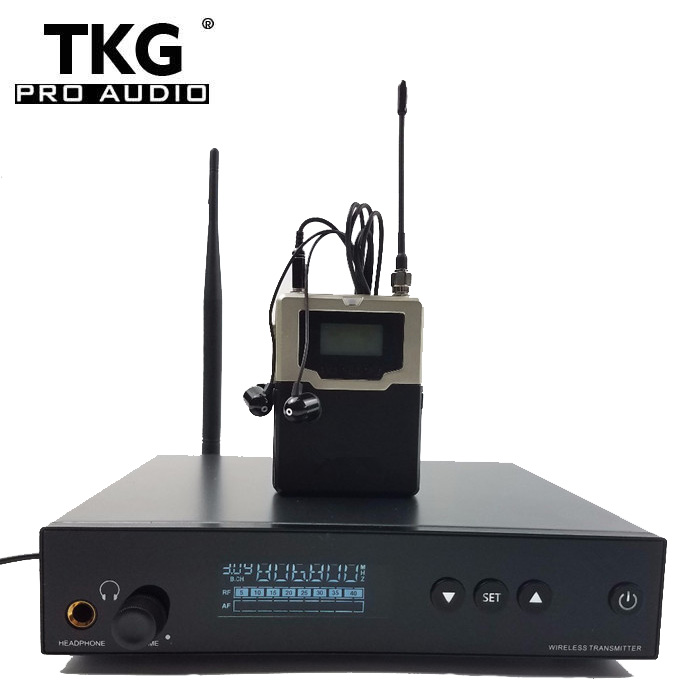 TKG SR560 mono Professional Stage in ear Monitor Stage Listening Headphones Wireless Stage Monitor Equipment Wireless Ear Back