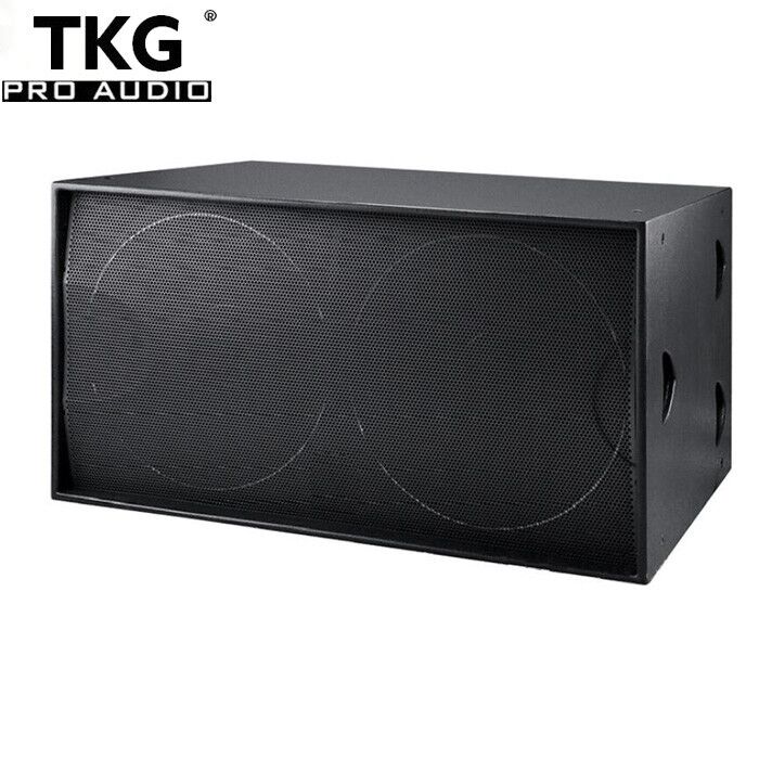 TKG S218 performance stage professional 1600 watt professional audio dual 18 subwoofer speaker