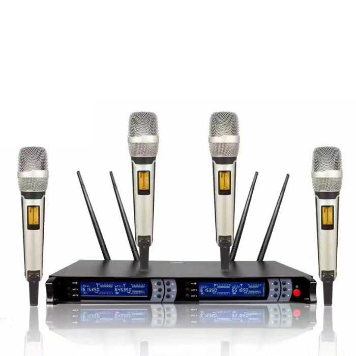 SKM9000 4 channel handheld head lavailer headset 615-675MHz professional stage performance outdoor wireless karaoke microphone