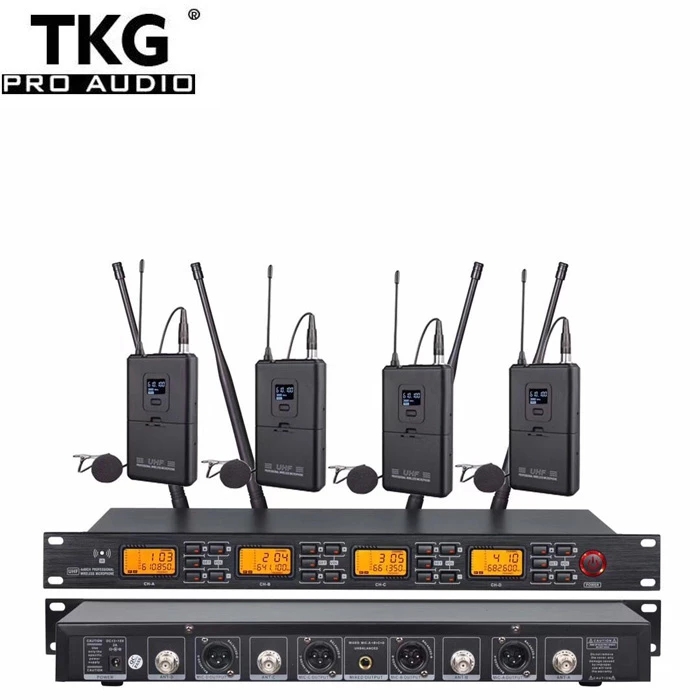 TKG UR4000-L 650-690MHz UHF wireless lavalier microphone