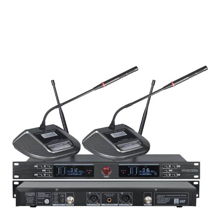 UR2000C 610~670MHz UHF dual conference wireless microphone