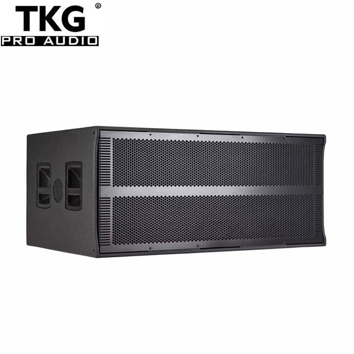 TKG V218S performance stage professional subwoofer speaker 1600 watt dual 18 inch subwoofer box