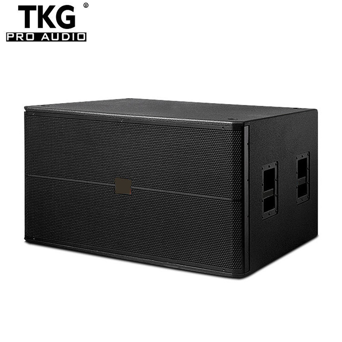 TKG SRX728 performance stage professional 1600 watt dual 18 inch subwoofer box dual 18-inch subwoofer