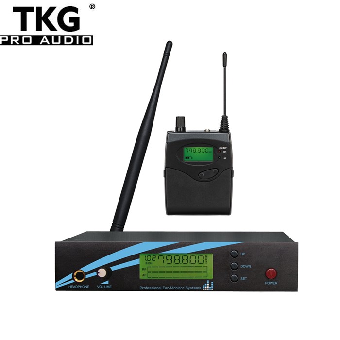 TKG BK500 Mono Professional Stage Performance wireless IEM System UHF In-ear Monitor System in ear monitor system for singers