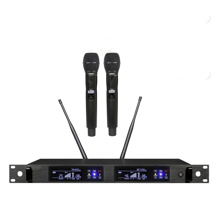 QLX-24D KSM9 condenser True Diversity outdoor performance stage show uhf dual channel wireless microphone professional mic