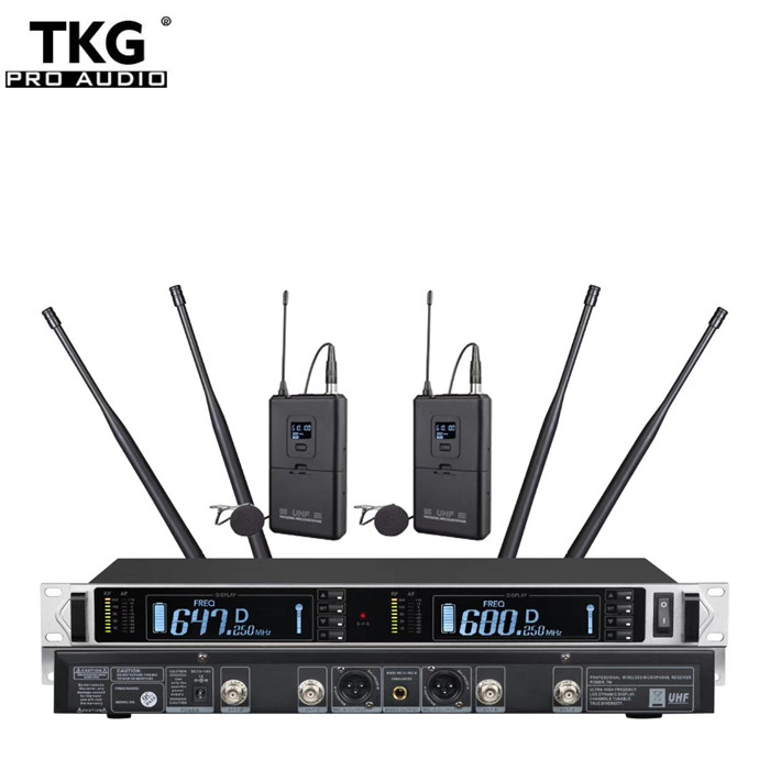 TKG TURE DIVERSITY 640-690MHz UR-3500-L uhf dual-channel wireless lavalier microphone wireless lapel mic lapel mic wireless