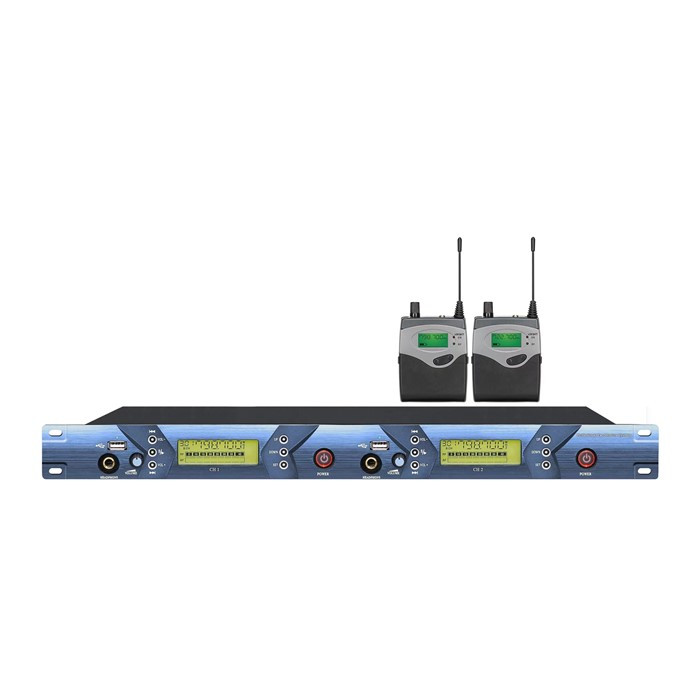 BK5102 audio UHF iem audio sound professional in ear monitor system stage sound wireless in-ear monitor system for sale