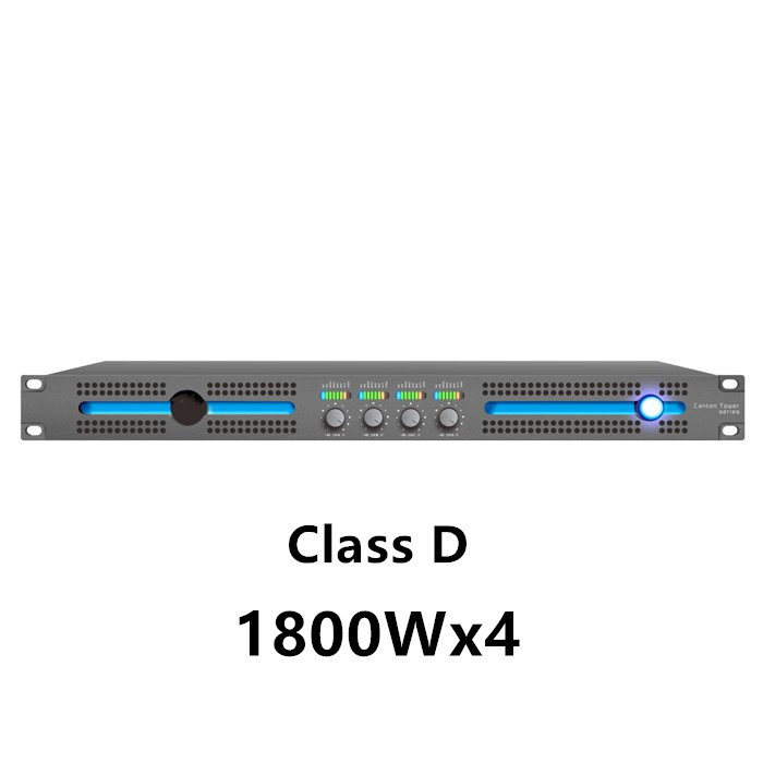 CT4.18 4 Channel 1800W DJ Professional Power Amplifier for 18 Inch Subwoofer class d audio digital subwoofer amplifier