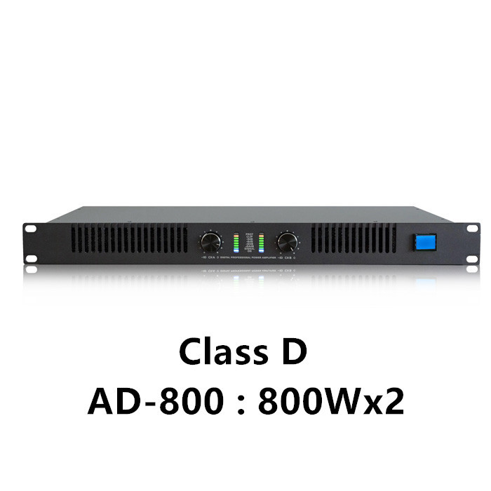 AD-800 RMS 800watt 2 channels 800w class d amplifier oem digital power amplifier