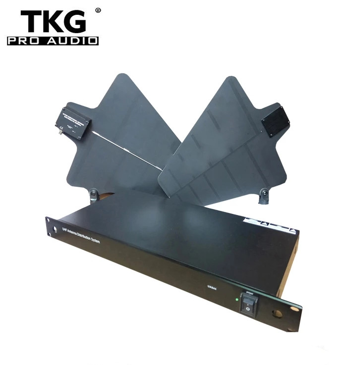 TKG UA844 UA874 470-900MHz Active Directional Antenna splitter 5 Channel UHF Antenna Distributor System for Wireless Microphone