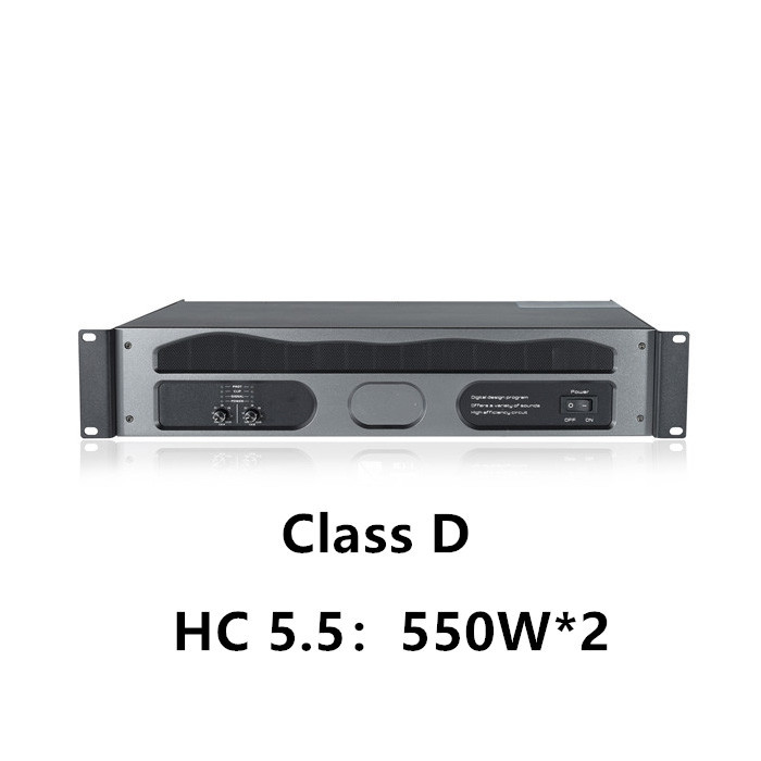 HC 5.5 RMS 550watt 550W 2U class d amplifier audio professional dj amplifier