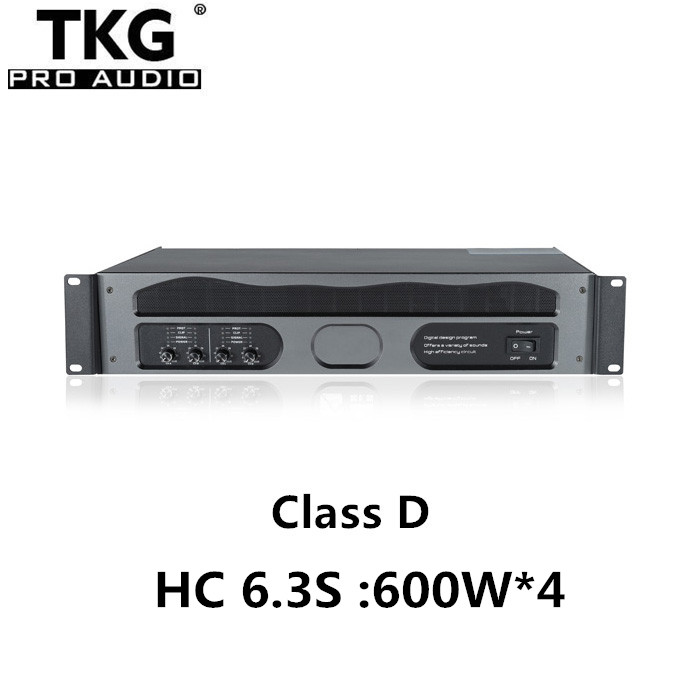 TKG HC 6.3S 600watt 600W 4 channel amp power amplifier class d 4 channels