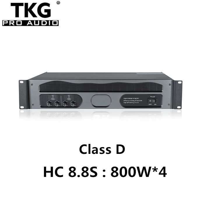 TKG HC8.8S 800watt 800W 4 channel class d audio power amplifier professional power amplifiers