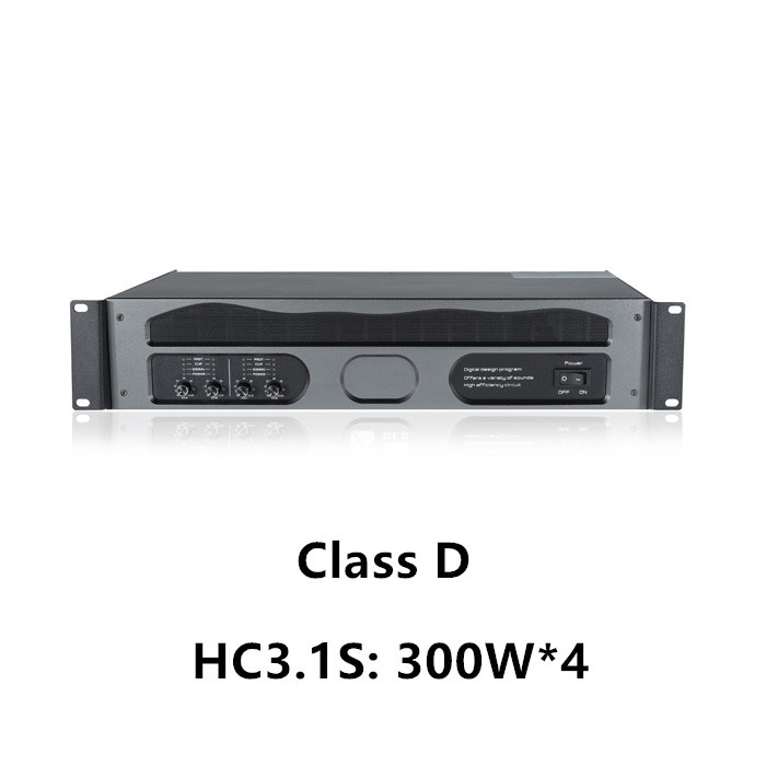 HC3.1S 300watt 300W 4 channel power professional class d amplifier