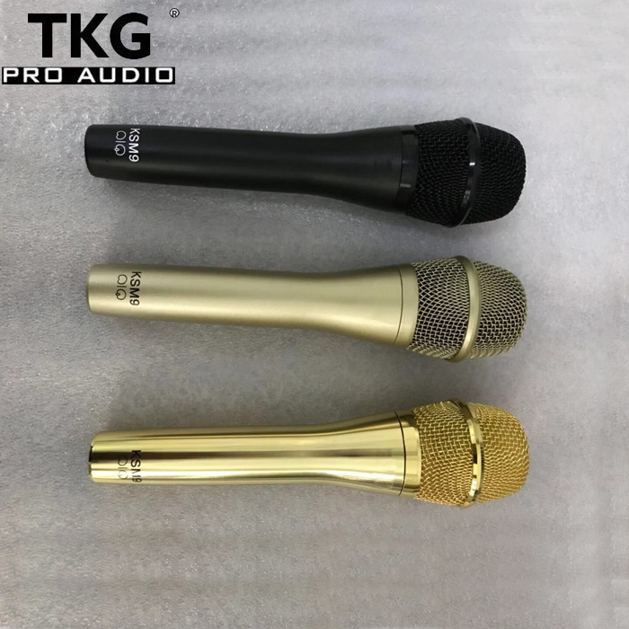 TKG Newest model KSM9 outdoor wired mic ktv karaoke professional wired microphone