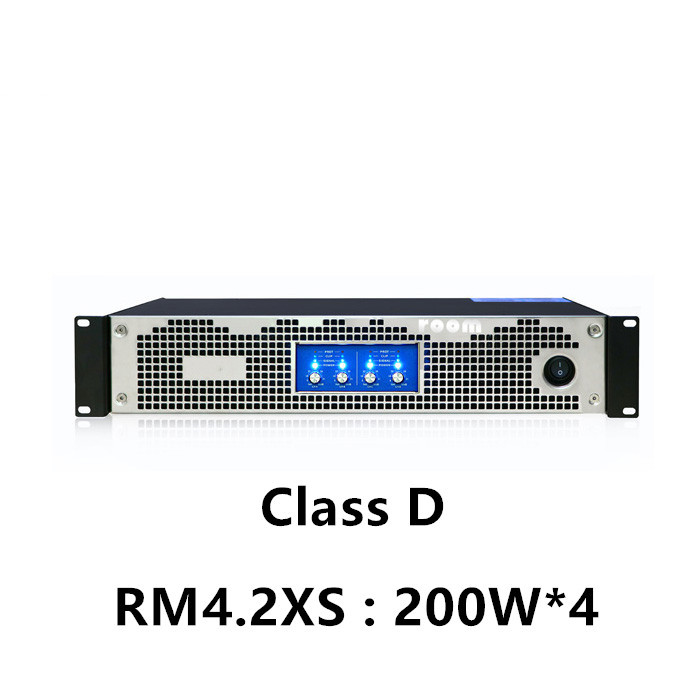 RM4.2XS 200watt 200W 2U class d 4 channel class d amplifier sound quality amplifier power professional