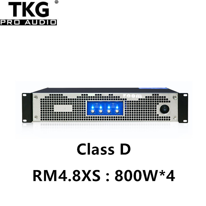 TKG RM4.8XS.8S 800watt 800W 4 channel class d best professional amplifier audio amplifier 800 watt