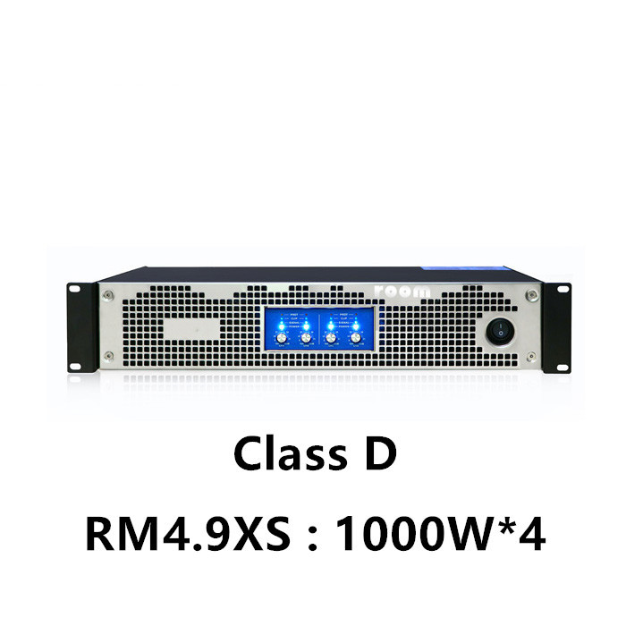 RM4.9XS 1000watt 4 channel stage dj speaker power amplifier 4ch