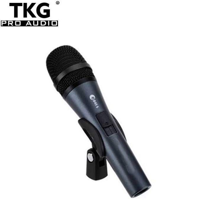 TKG E845s Handheld Professional Wired Dynamic Microphone Clear Voice Mic for Karaoke Part Vocal Music Performance hot