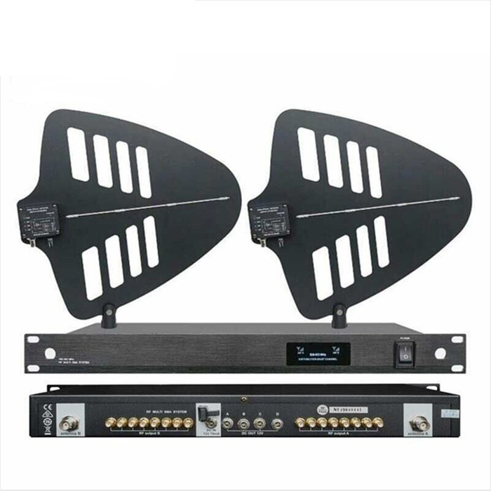 TKG819T 500-950Mhz 8 Channel Combiner 8 Sets Directional splitter antenna Amplifer Wireless microphone Antenna Distribution system
