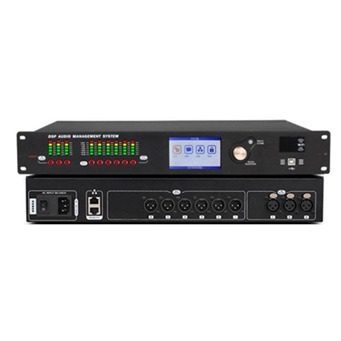 3 in 6 out stage performance dj equipment effect Sound professional digital speaker audio DSP processor