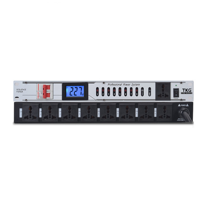 Tsound system stage performance 8 channel sequencer power professional power sequencer power sequence controller