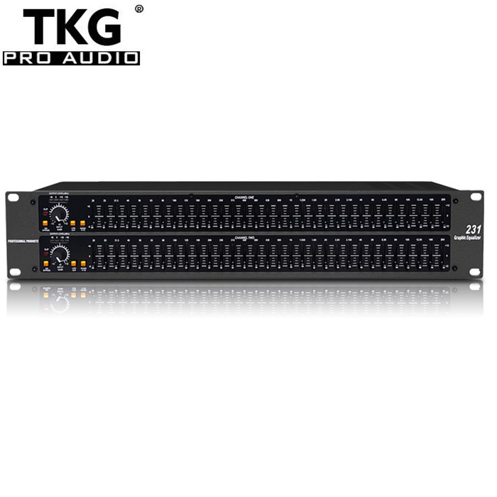 TKG Sound system for stage performance DJ karaoke 231 Dual Channel 31 Band Graphic equalizer audio