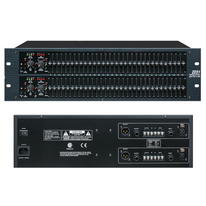 stage performance dj sound system dj equipment 2231 Dual Channel 31 Band Graphic Equalizer sound karaoke equalizer