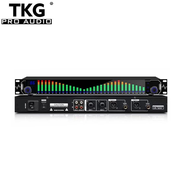 TKG sound system Dual 31 Bands Equaliser Digital equalizer A31 audio karaoke dj professional Stage equalizer audio
