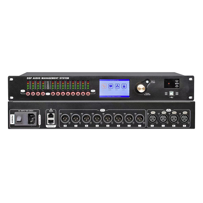 DSP480 4 in 8 out stage performance dj equipment effect Sound professional digital speaker audio DSP processor
