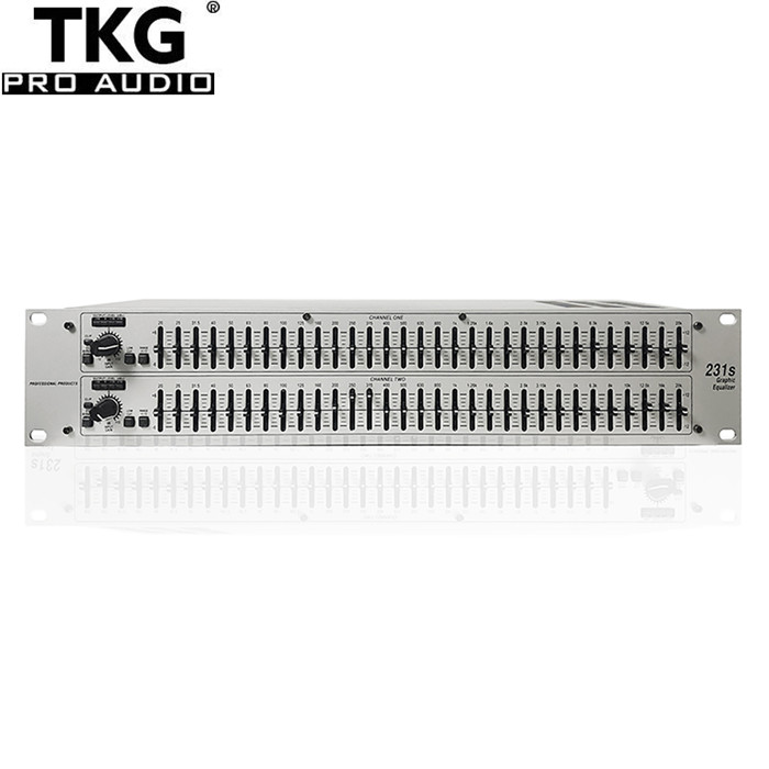 TKG EQ-231S High Performance Dual Stereo 31band profesional sound DJ audio Graphic Equalizer