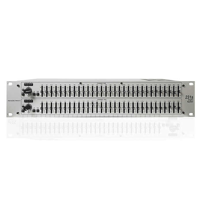 231S High Performance Dual Stereo 31band profesional sound DJ audio Graphic Equalizer