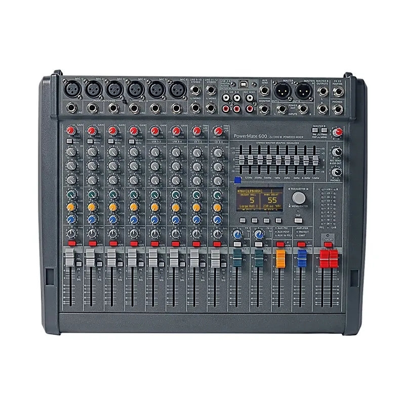 PM600-3 Powermate 600-3 Powermate600-3 1000W mixer audio Power Mixer 6 channel professional mixer console