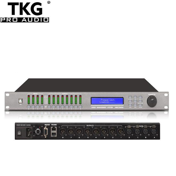TKG  MK-4800 4 in 8 out  performance stage speaker professional sound Digital Audio Processor