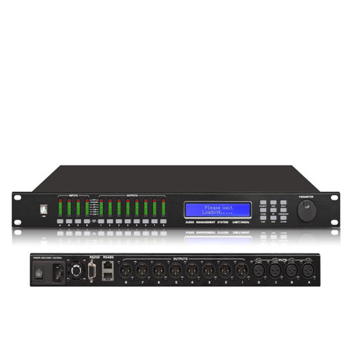 MK-4800 4 in 8 out  performance stage speaker professional sound Digital Audio Processor