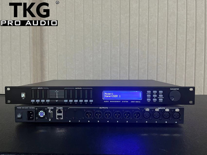 TKG 4 in 6 out MK-4600 performance stage speaker professional karaoke KTV karaoke professional audio digital sound processor
