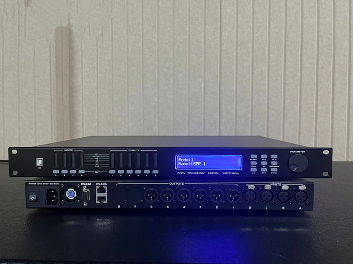 4 in 6 out MK-4600 performance stage speaker professional karaoke KTV karaoke professional audio digital sound processor