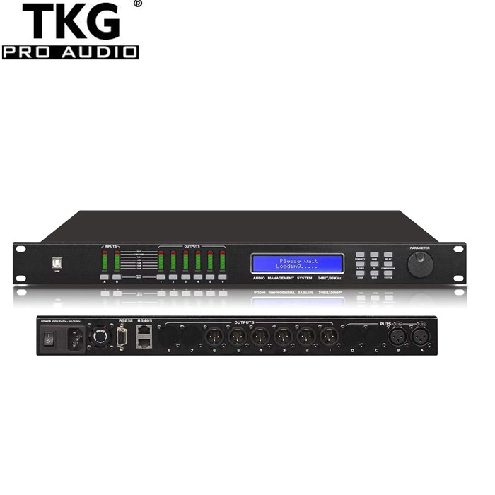 TKG 2 in 6 out MK-2600 performance stage speaker professional karaoke KTV sound digital processor karaoke