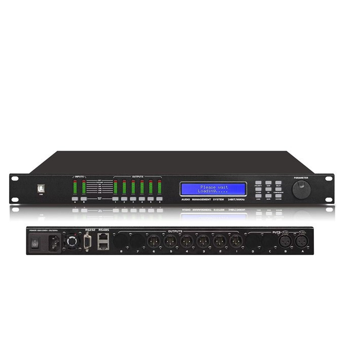 2 in 6 out MK-2600 performance stage speaker professional karaoke KTV sound digital processor karaoke