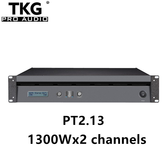 TKG PT 2.13 1300W 2 channels speakers stage class d power amplifier