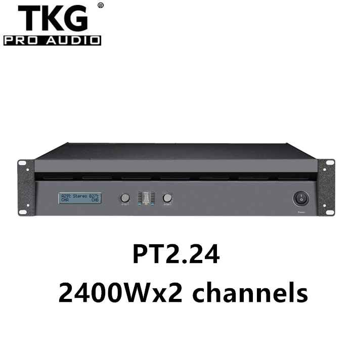 TKG PT2.24 2400W transformer profesional subwoofer power amplifier 2 channel