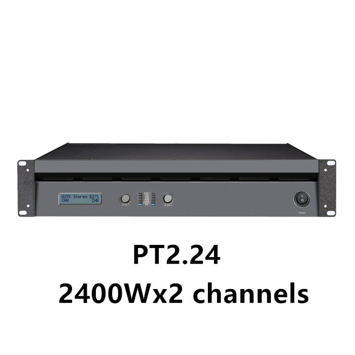 PT2.24 2400W transformer profesional subwoofer power amplifier 2 channel