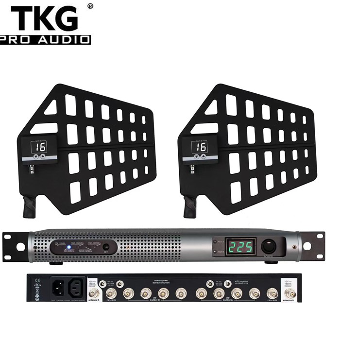 TKG-876 480-950MHz 5 Five Channels Professional Antenna Distribution System Booster Enhancer Wireless Mic Antenna Distributor