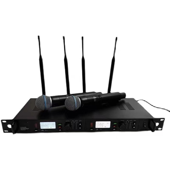ULXD24D dual channel professional outdoor sound system mic stage Cordless microphone uhf wireless true diversity microphone